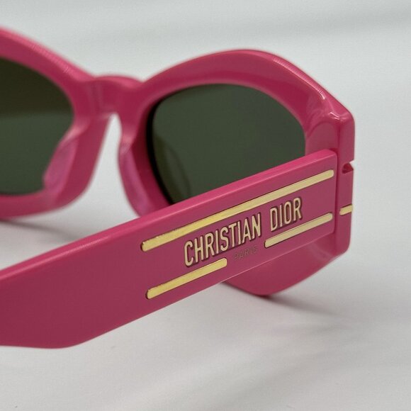 NEW DIOR DIORSIGNATURE B1U 73C PINK WOMEN SUNGLASSES DIOR - Picture 11 of 15